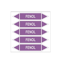 Značení potrubí, fenol
